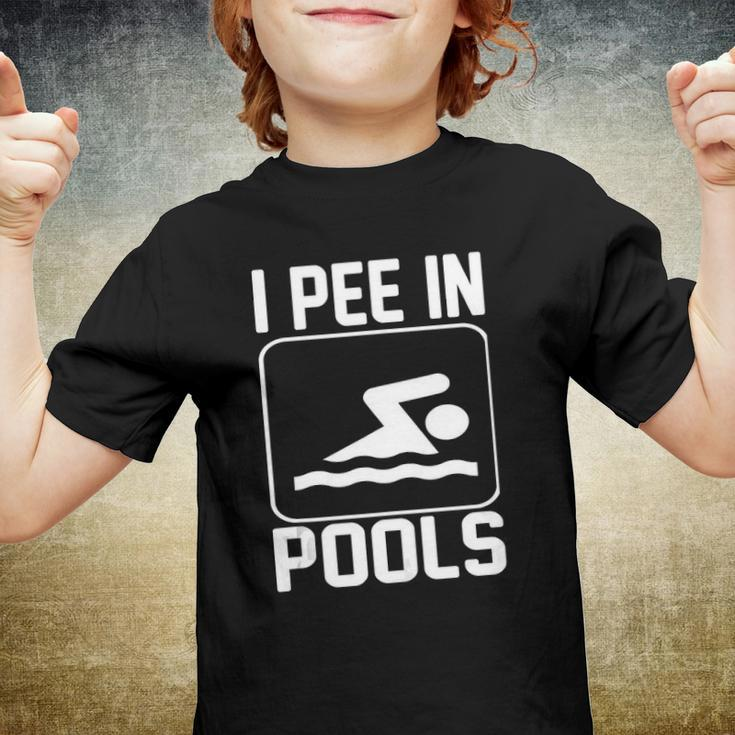 I Pee In Pools Funny Youth T-shirt