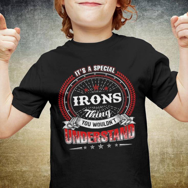 Irons Shirt Family Crest IronsShirt Irons Clothing Irons Tshirt Irons Tshirt Gifts For The Irons Youth T-shirt