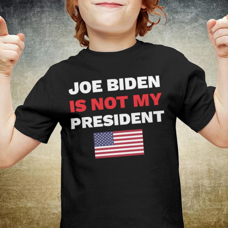 Joe Biden Is Not My President Not My President Youth T-shirt