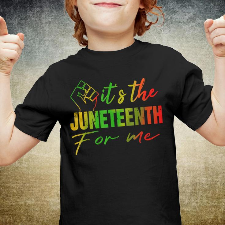 Junenth Its The Junenth For Me Junenth 1865 Youth T-shirt
