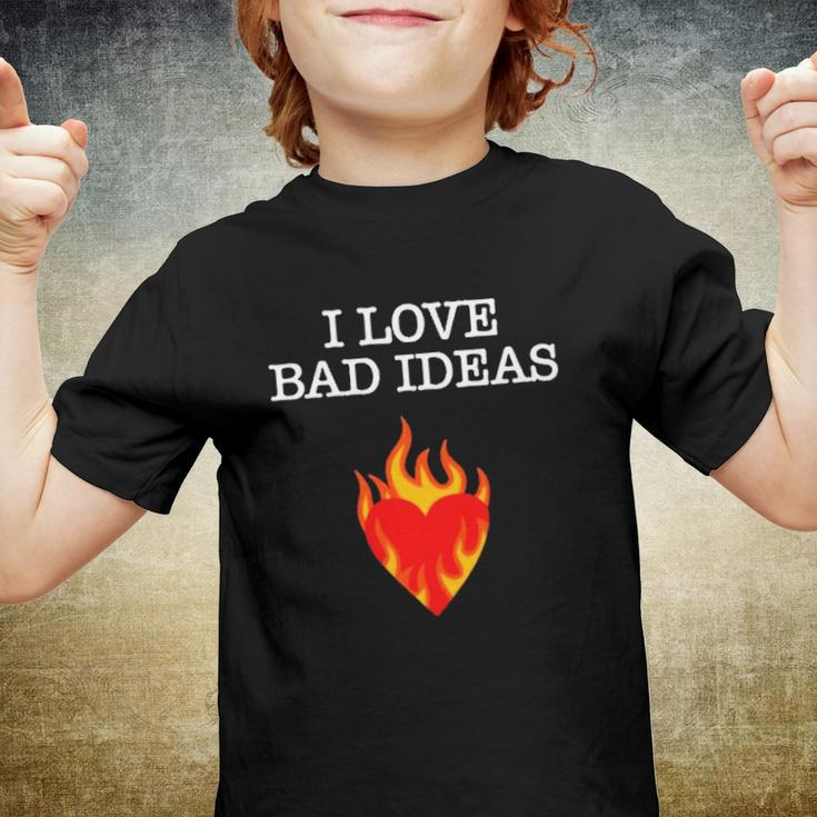 Kiennas I Love Bad Ideas Youth T-shirt