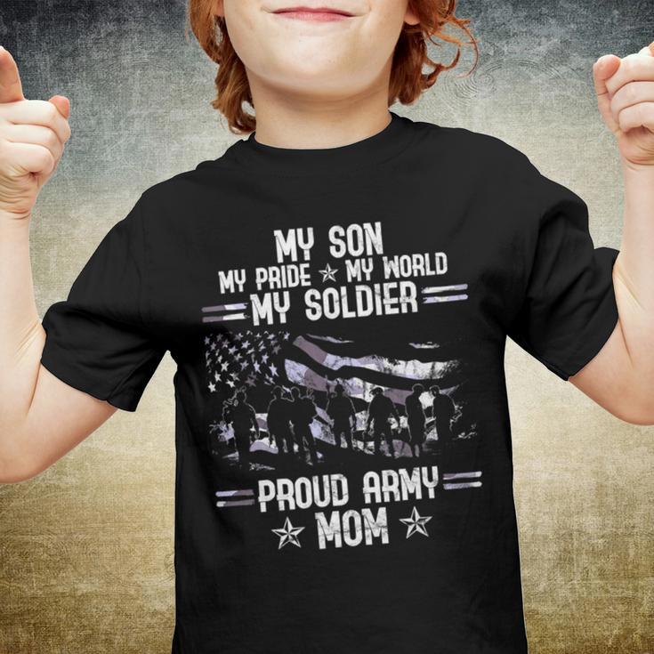 My Son My Soldier Proud Army Mom 693 Shirt Youth T-shirt