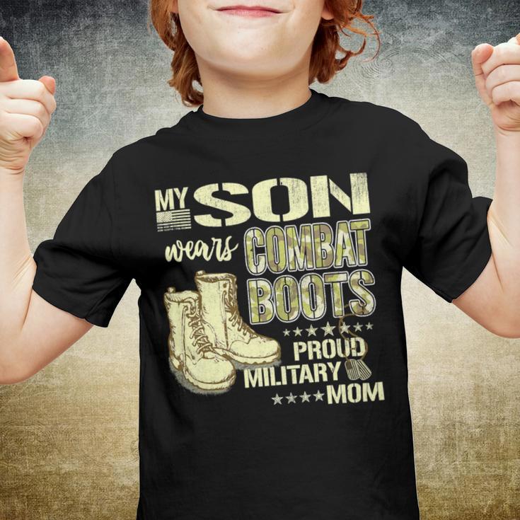 My Son Wears Combat Boots Proud 691 Shirt Youth T-shirt