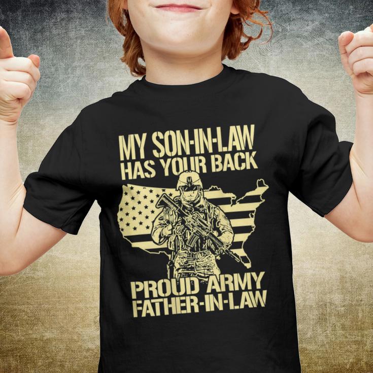 My Soninlaw Has Your Back Proud Army 688 Shirt Youth T-shirt