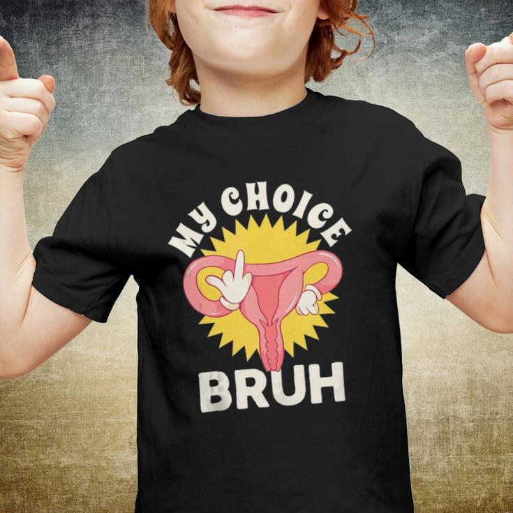 My Uterus My Choice Pro Choice Reproductive Rights Youth T-shirt
