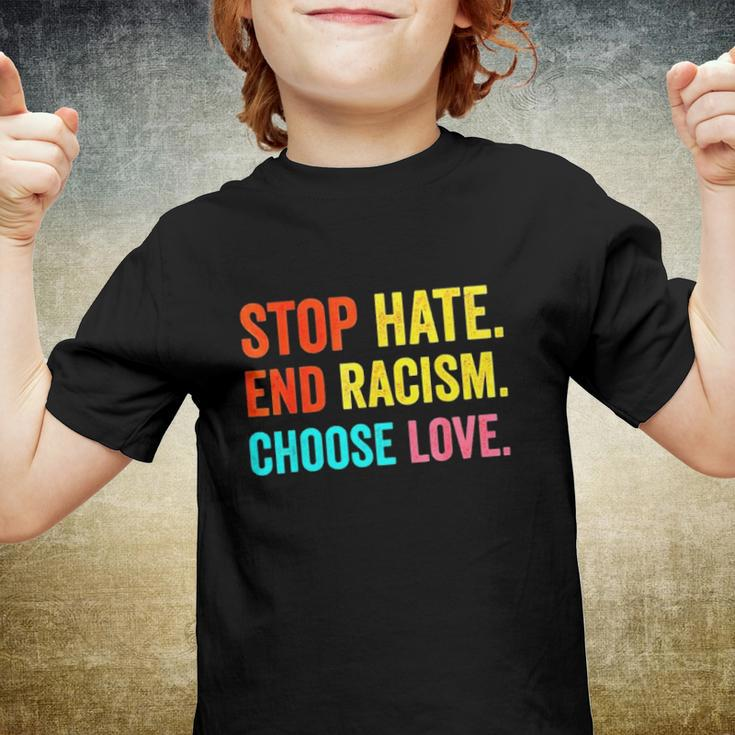 Strong Buffalo Usa Pray For Buffalo Stop Hate End Racism Choose Love Youth T-shirt