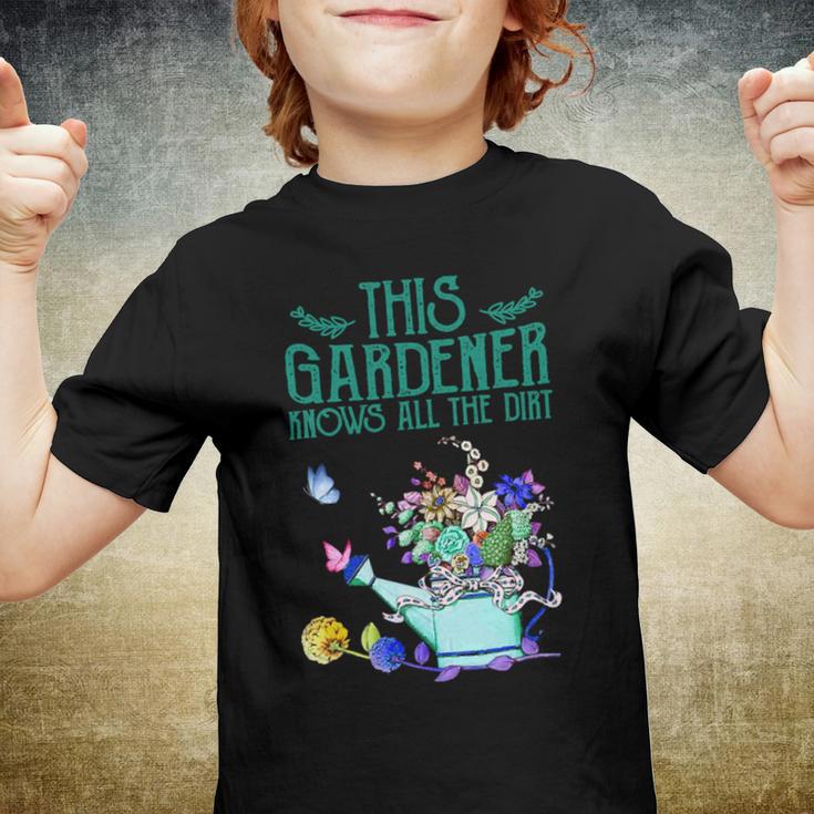 This Gardener Knows All The Dirt 555 Shirt Youth T-shirt