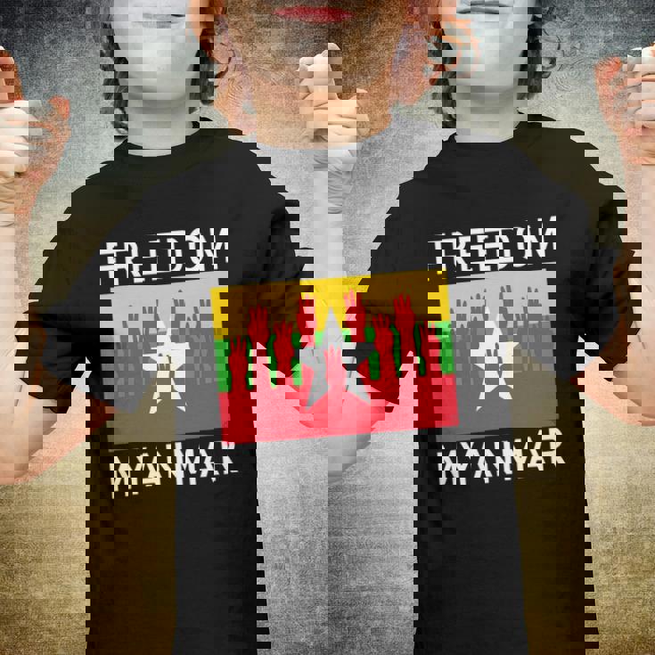 Three Finger Salute Myanmar Freedom Youth T-shirt