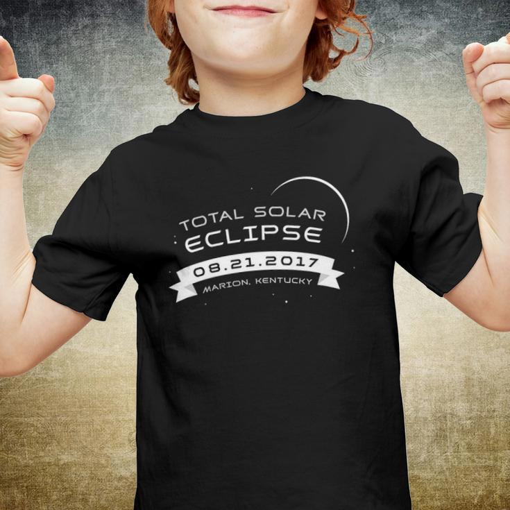 Total Solar Eclipse 2017 Marion Kentucky Souvenir Youth T-shirt