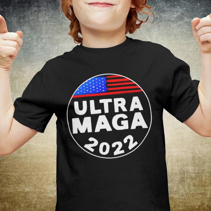 Ultra Maga Donald Trump Joe Biden America Youth T-shirt