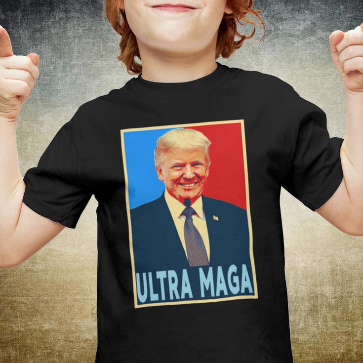 Ultra Maga President Donald Trump Gift Youth T-shirt