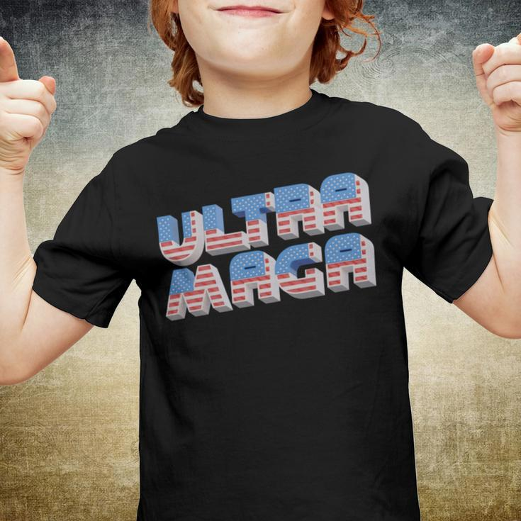Ultra Maga Tshirt Proud Ultra Maga Make America Great Again America Tshirt United State Of America Youth T-shirt