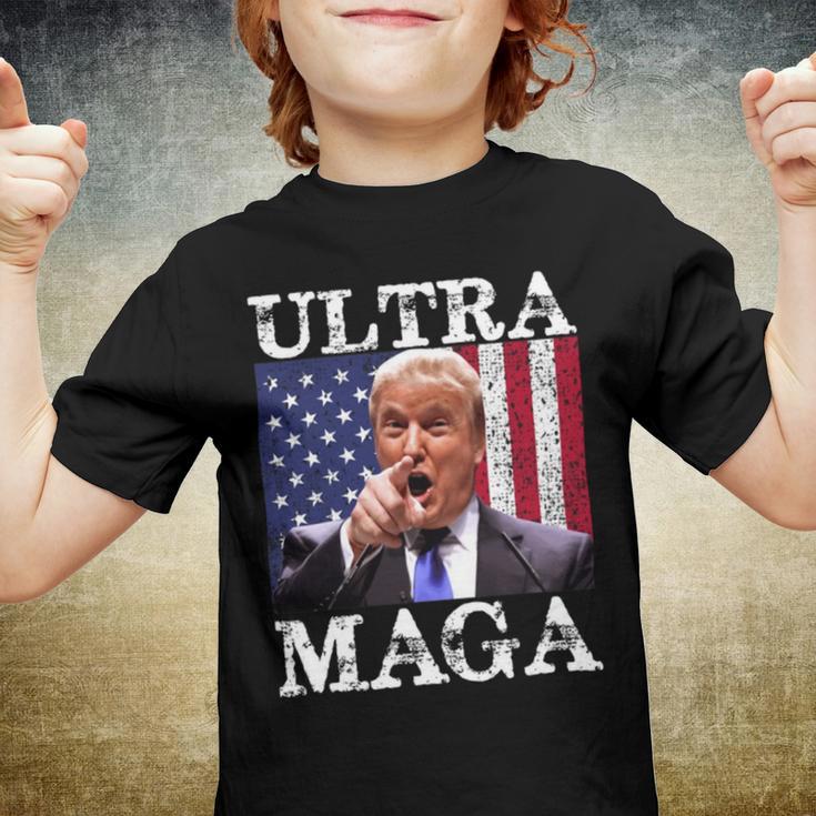 Ultra Maga Ultra Maga Funny Ultra Maga 2024 Ultra Maga And Proud Of Itultra Maga Proud Youth T-shirt