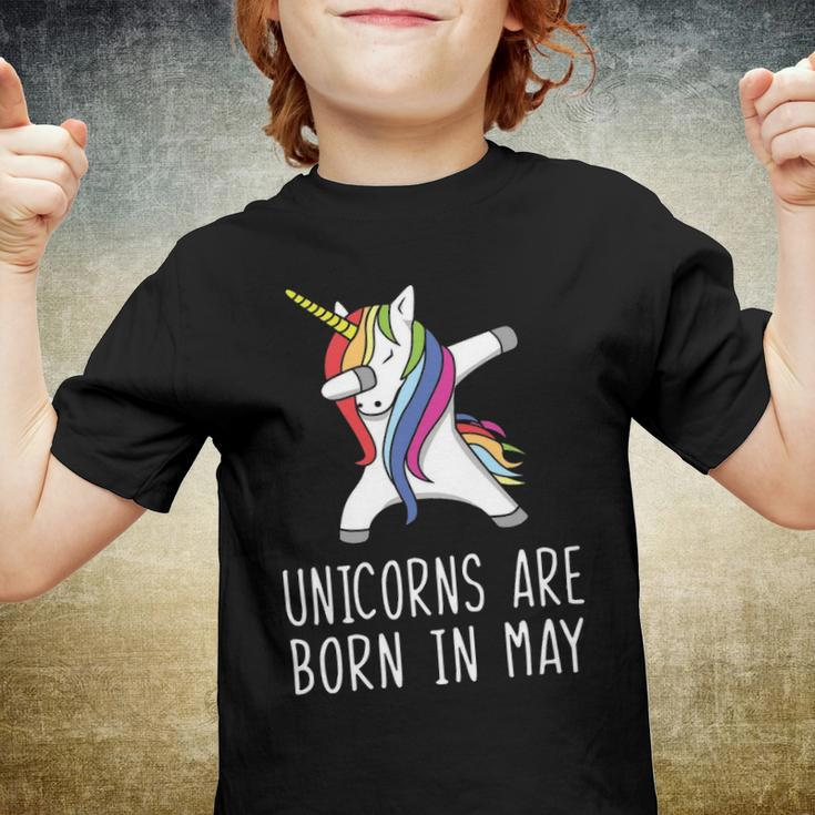 Unicorns Are Born In May Youth T-shirt
