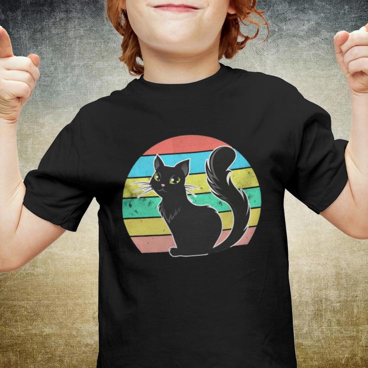 Vintage Black Cat Lover 307 Shirt Youth T-shirt