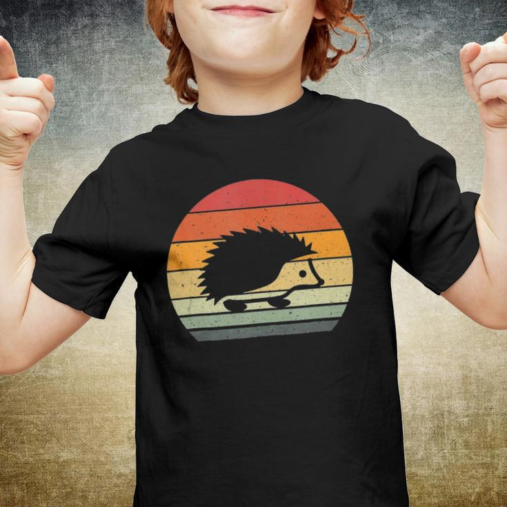 Vintage Retro Sunset Hedgehog Lovers Gift Youth T-shirt