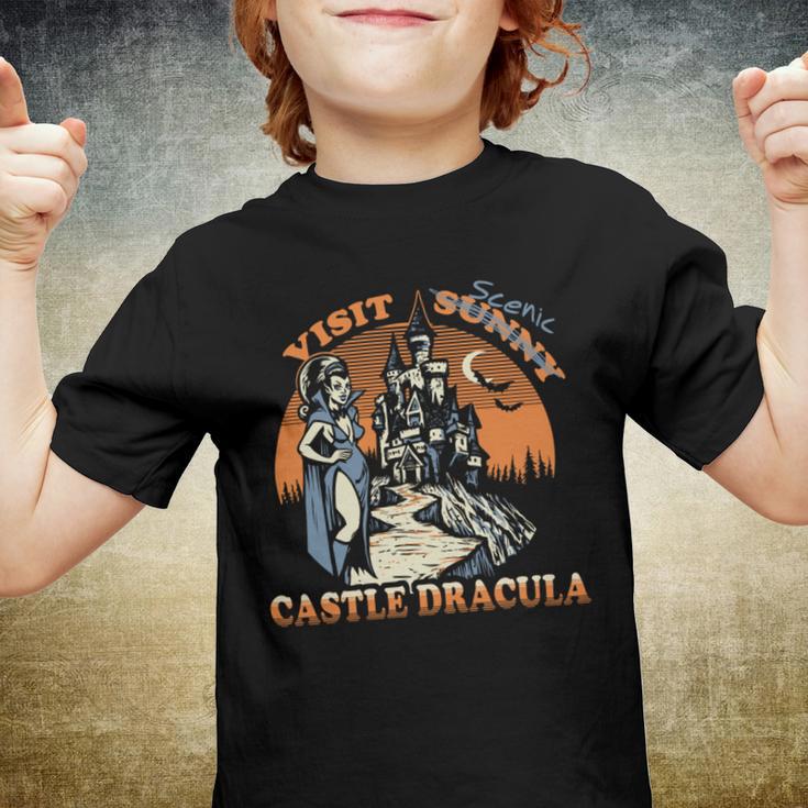 Visit Scenic Castle Dracula 220 Trending Shirt Youth T-shirt