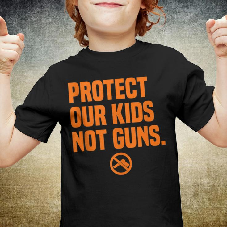 Wear Orange Protect Our Kids Not Guns End Gun Violence Youth T-shirt