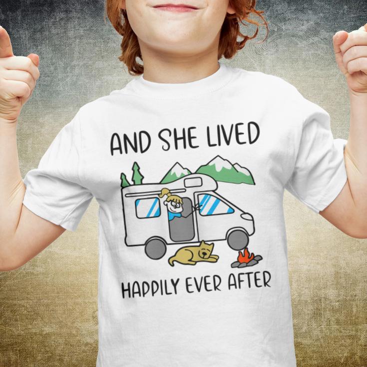 And She Lived Happily Ever After Youth T-shirt