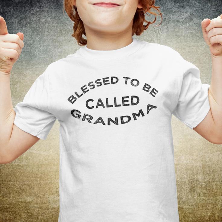 Blessed To Be Called Grandma Sticker Youth T-shirt