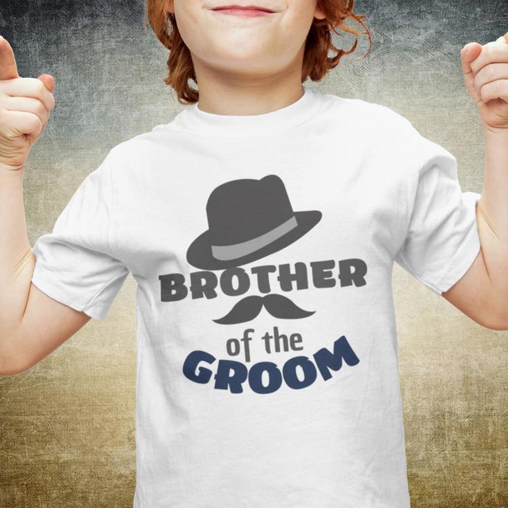 Brother Of The Groom Matching Bridal Party For Family Youth T-shirt