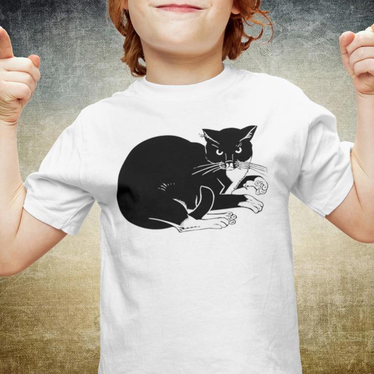 Cat Cut Cat Cat Lovers Black Cat Funny Cat Birthday Cat Gift Cat Danger Kitty V3 Youth T-shirt