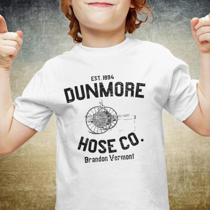 Dunmore Hose Company Vintage Brandon Vermont Youth T-shirt