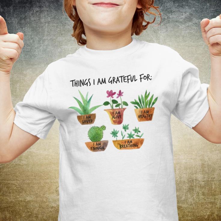 Five Quotes On The Importance Of Being Grateful Youth T-shirt