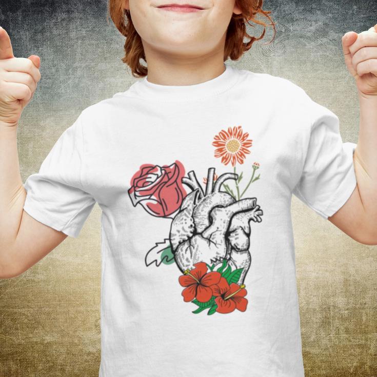 Flower Heart Spring Happy Youth T-shirt