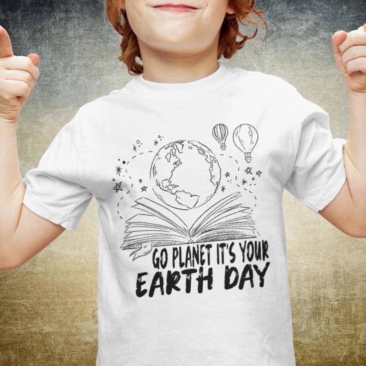 Go Planet Its Your Earth Day V2 Youth T-shirt