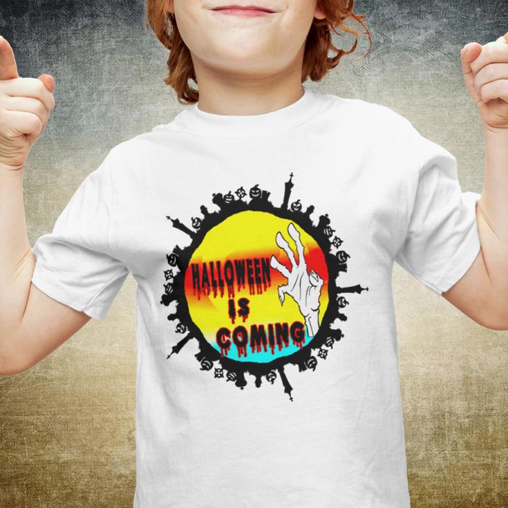 Halloween Time Is Coming Youth T-shirt