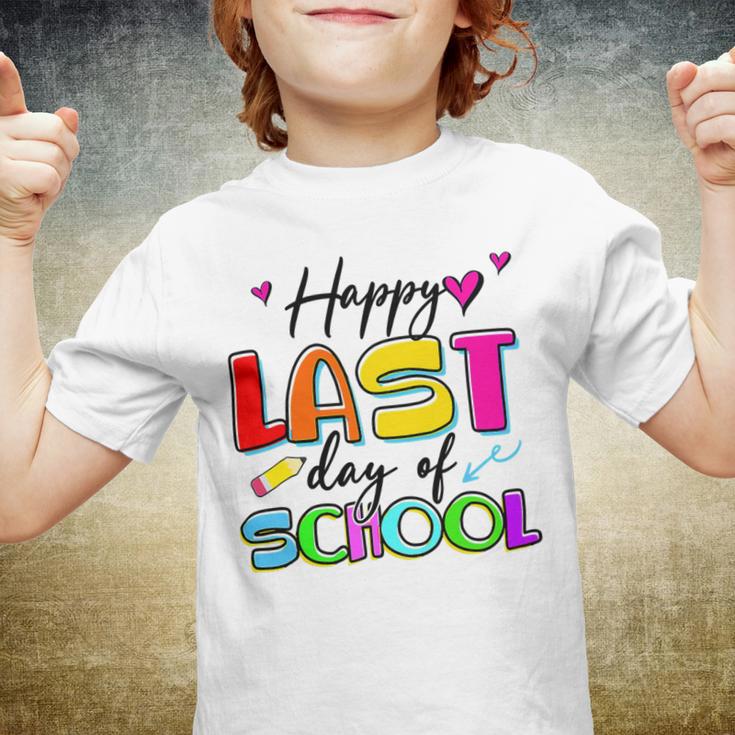 Happy Last Day Of School Graduation Students And Teacher Youth T-shirt