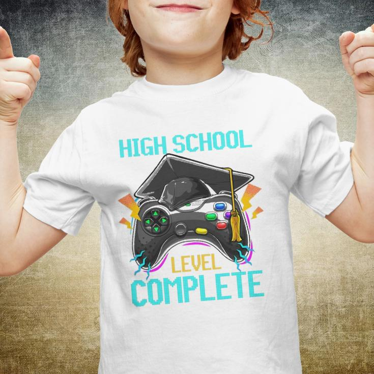 High School Level Complete Graduation 2022 Gamer Gift Youth T-shirt