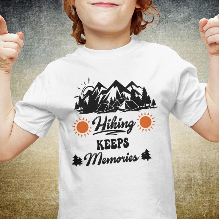 Hiking Keeps Memories V2 Youth T-shirt