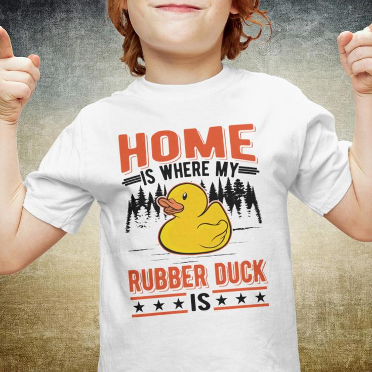 Home Is Where My Rubber Duck Youth T-shirt