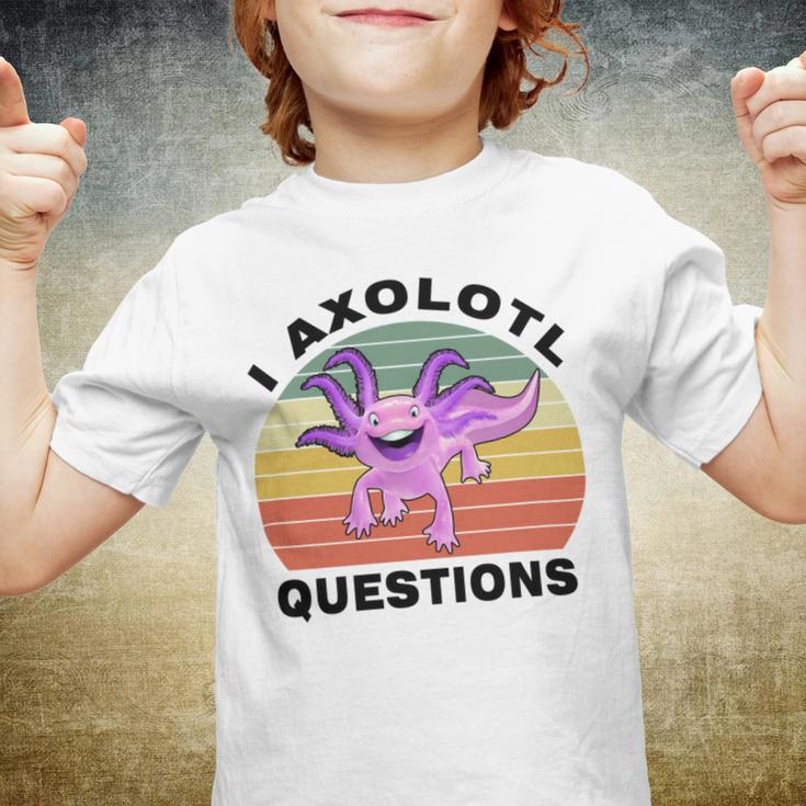 I Axlotl Questions Cute Axlotl V2 Youth T-shirt