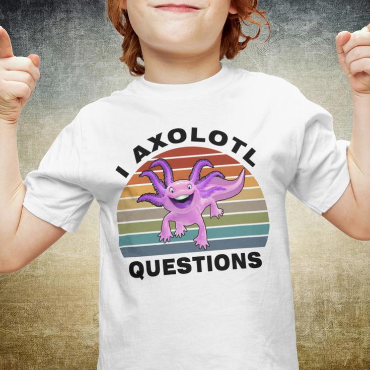 I Axlotl Questions Cute Axlotl V3 Youth T-shirt