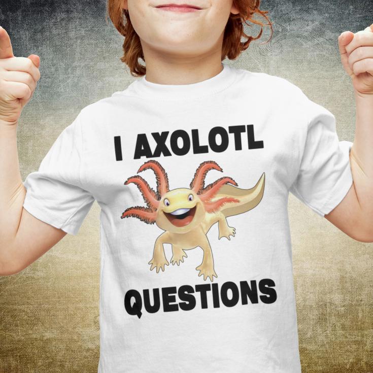 I Axlotl Questions Cute Axlotl Youth T-shirt