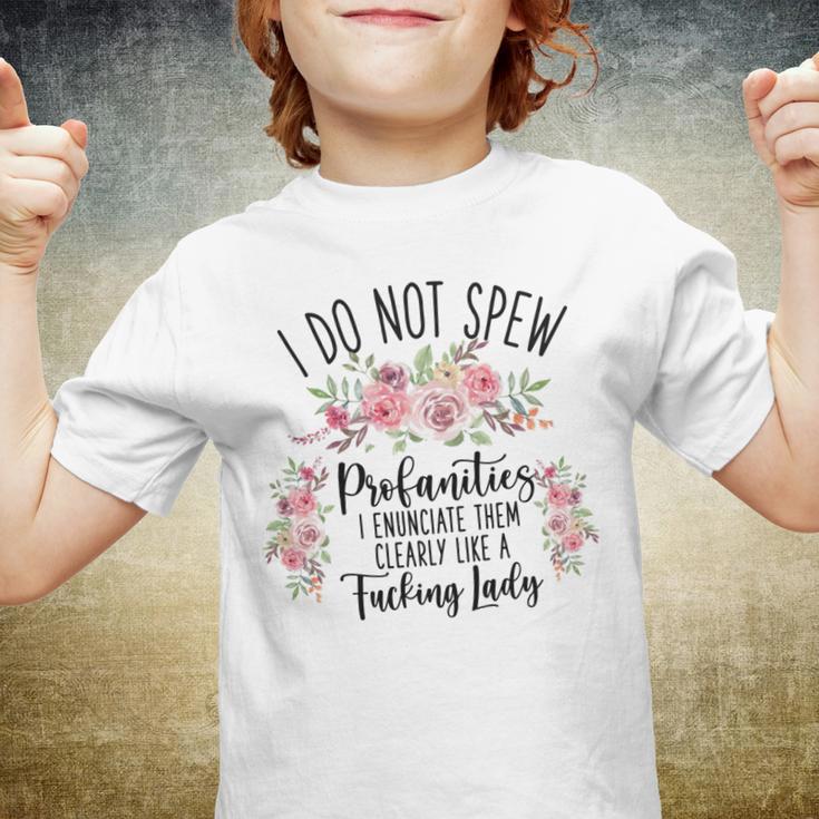 I Do Not Spew Profanities Youth T-shirt