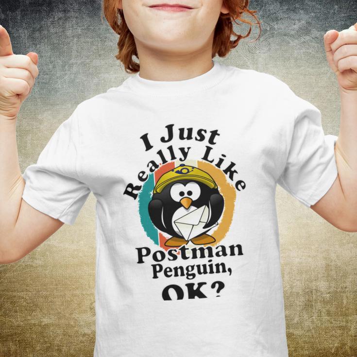 I Really Like Postman Penguin Ok Youth T-shirt