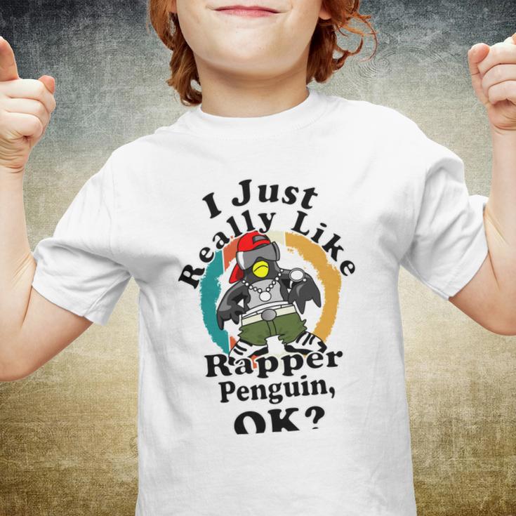 I Really Like Rapper Penguin Ok Youth T-shirt