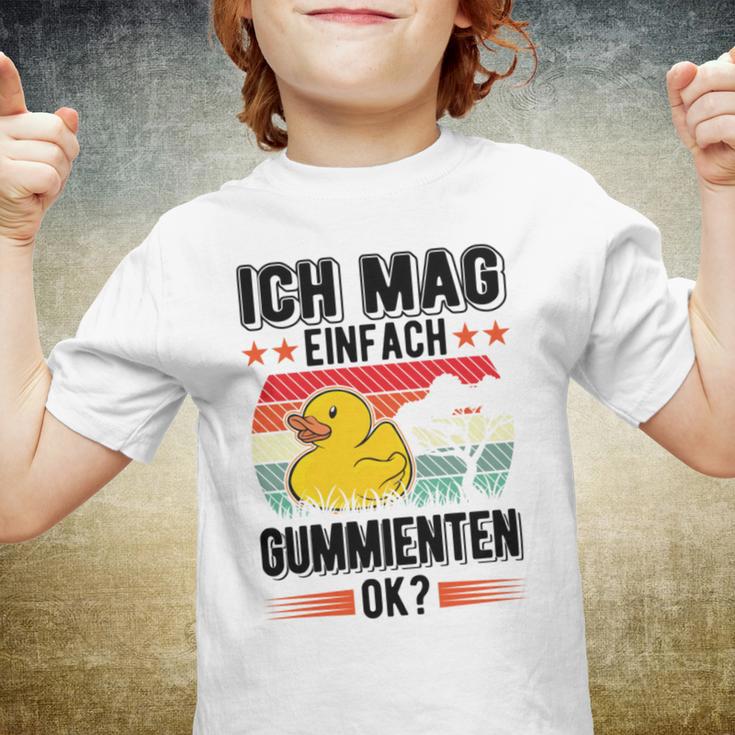 Ich Mag Einfach Gummienten Badeente Youth T-shirt