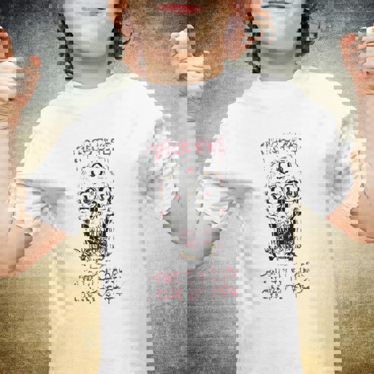 Marcos Alvarado Three Eyes Two To Look One To See Skull Youth T-shirt