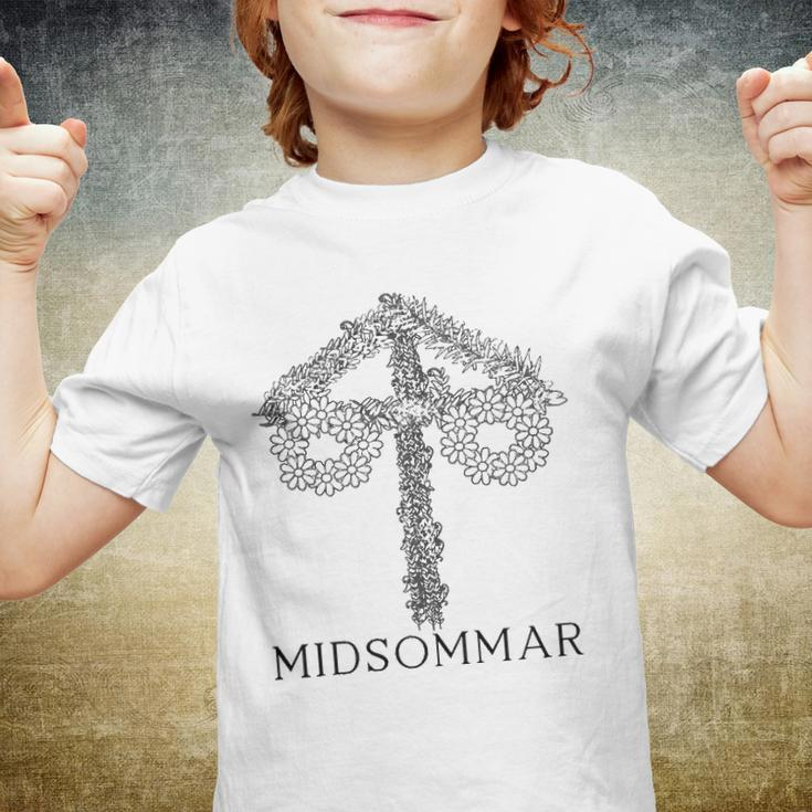Midsummer Maypole Midsommar Festival Sweden Summer Solstice Youth T-shirt