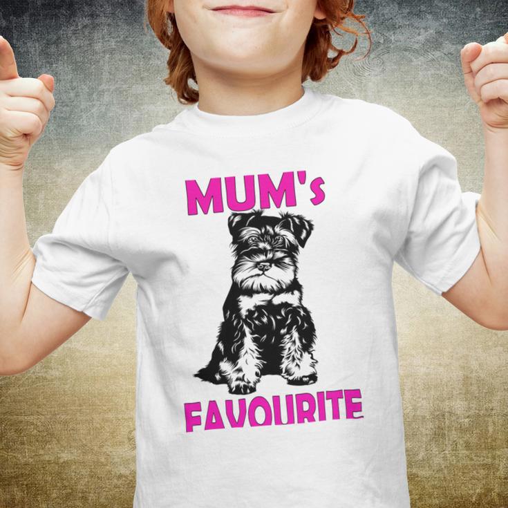 Miniature Schnauzer At Home Mums Favourite Multi Tasking Dog Youth T-shirt