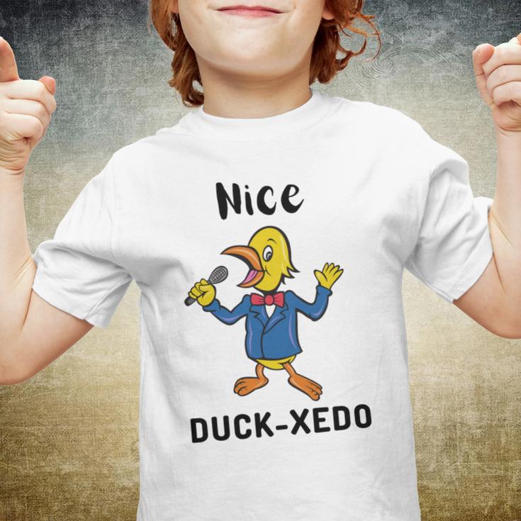 Nice Duckxedo Duck Puns Quack Puns Duck Jokes Puns Funny Duck Puns Duck Related Puns Youth T-shirt