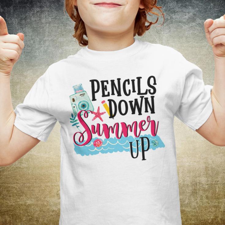 Pencils Down Summer Up Youth T-shirt