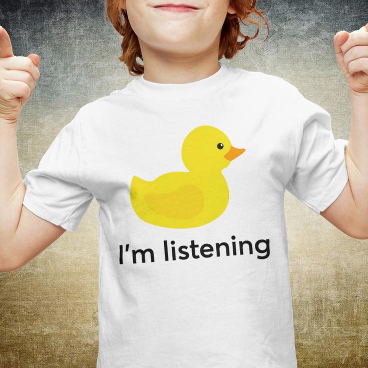 Programmer Rubber Duck Sticker Youth T-shirt