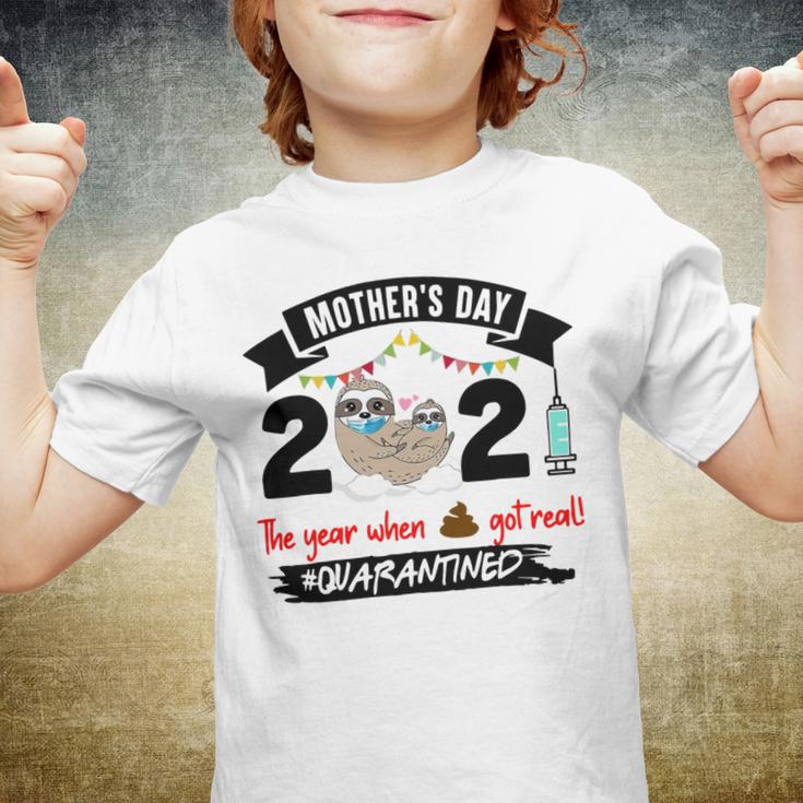 Sloth Mothers Day 2021 The Year When 848 Shirt Youth T-shirt