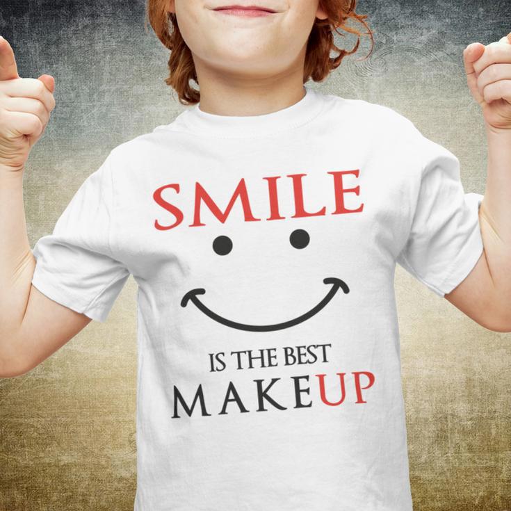 Smile Is The Best Makeup Youth T-shirt